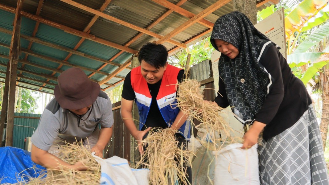 Pertamina Sulap Limbah Pertanian Bernilai Ekonomi Berkelanjutan