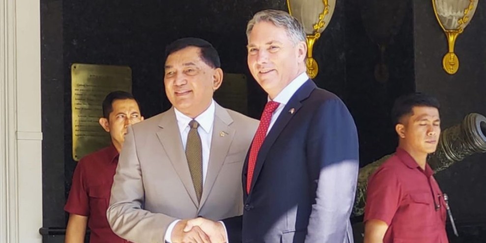 Menhan RI Terima Kunjungan Wakil Perdana Menteri Australia di Jakarta
