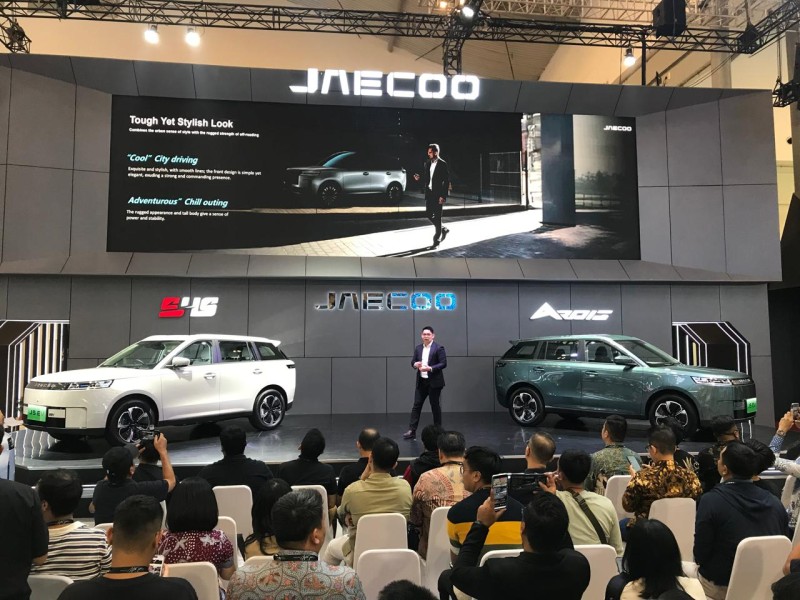 Mobil Listrik Jaecoo J5 Hadir di GIIAS
