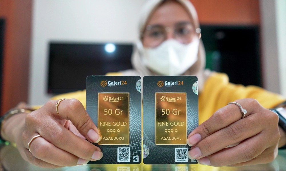 Harga Emas Antam Hari Ini Stabil di Level Rp3 Juta