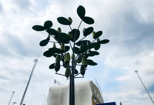 Jasa Marga Terapkan Hybrid Wind Tree Terbarukan