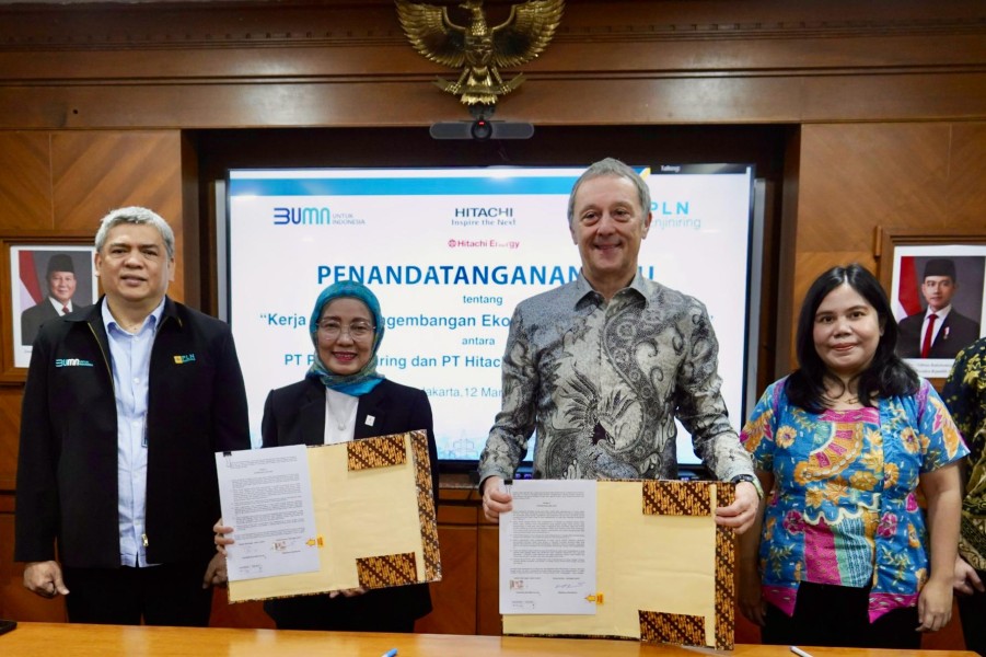 PLN Enjiniring dan PT Hitachi Sakti Energy Indonesia Sepakat Tingkatkan Ekosistem Ketenagalistrikan di Indonesia