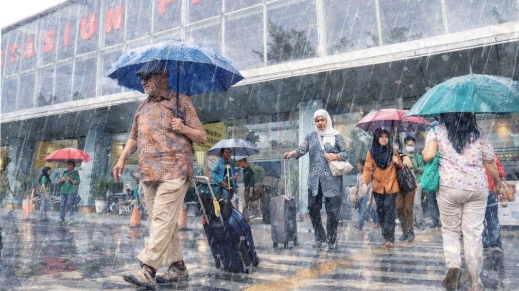 Panduan KAI Daop 1 Jakarta: Tetap Nyaman Berkereta di Musim Hujan