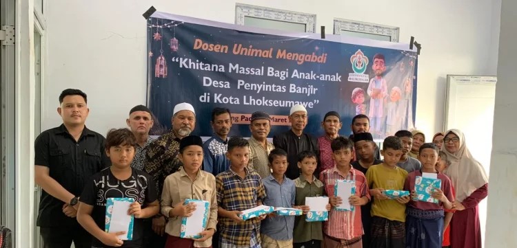 Dosen Universitas Malikussaleh Gelar Aksi Khitan Massal Gratis Bagi Warga Ujong Pacu