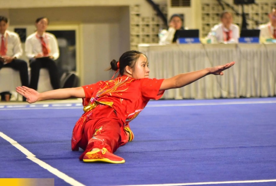 Karina dan Asael Persembahkan Emas Gemilang untuk DKI Jakarta di Wushu POPNAS