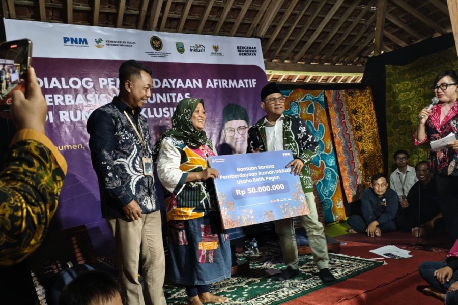 PNM dan Menko PMK Dorong Kemandirian Disabilitas Lewat Rumah Inklusif