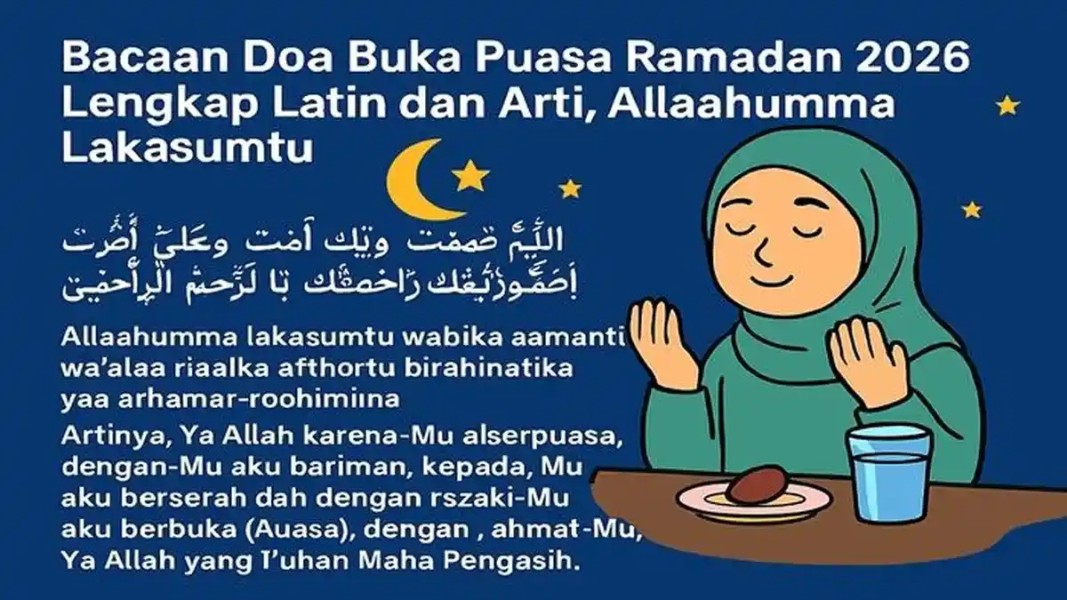 Sempurnakan Ibadah Dengan Doa Buka Puasa Ramadan 2026