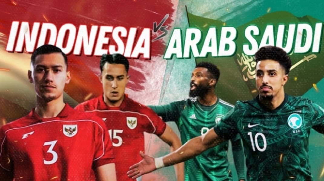Jadwal Timnas Indonesia vs Arab Saudi dan Siaran Langsungnya