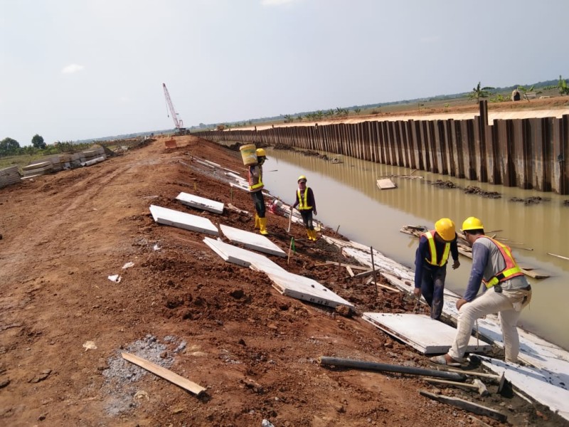 Proyek Infrastruktur Zona Dua di Desa Bojongslawi dan Sekitarnya Terus Berjalan, PT Hutama Karya Berikan Penjelasan