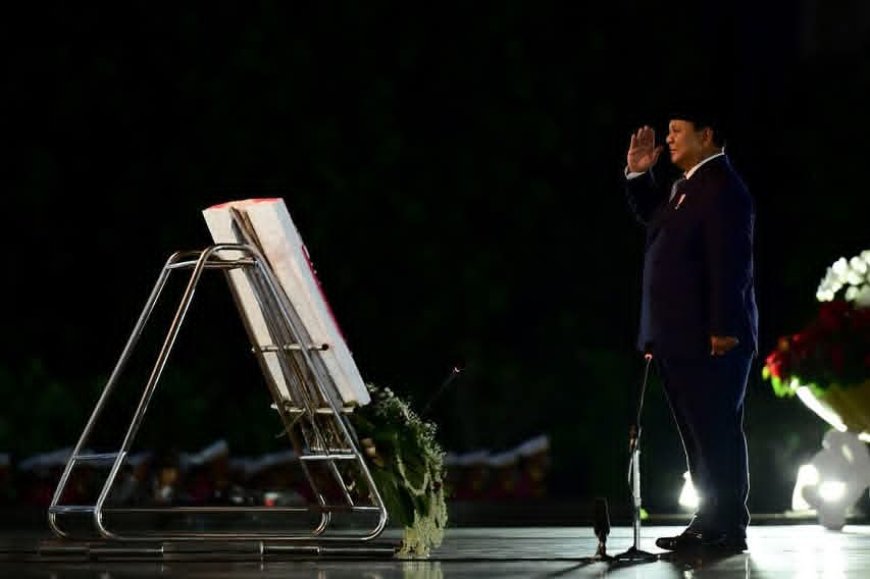 Prabowo Subianto Pimpin Upacara Ziarah Nasional Tingkatkan Nasionalisme Bangsa