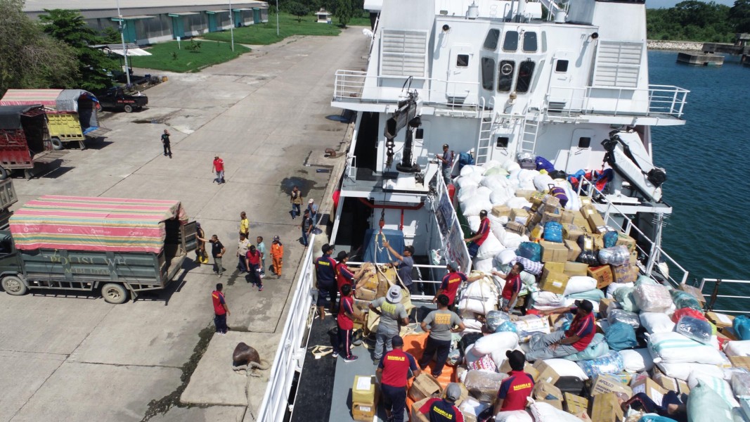 92,2 Ton Bantuan Logistik Disalurkan Bakamla Untuk Pemulihan Pasca Bencana Aceh