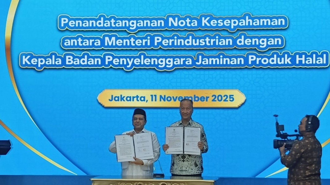 Kolaborasi Kemenperin dan BPJPH Perkuat Industri Halal dan Nilai Ekonomi Nasional
