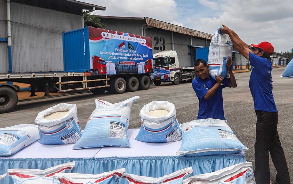 Beras Premium Indonesia Resmi Diekspor ke Arab Saudi untuk Haji 2026