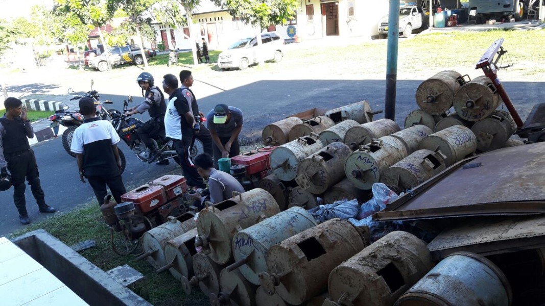 Polres Halmahera Utara Tegakkan Hukum Terhadap Tambang Ilegal di Desa Roko, Maluku Utara