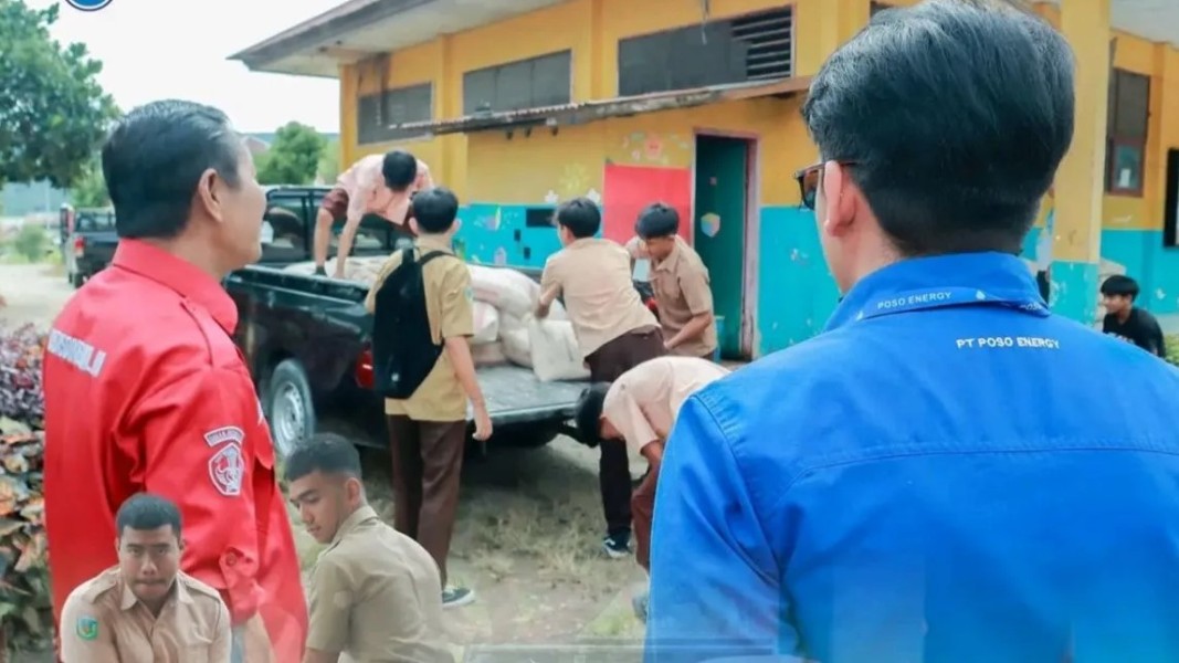 CSR Poso Energy Dukung Pembangunan Sarana Olahraga SMAN 1 Pamona Utara untuk Pembinaan Karakter Siswa Secara Berkelanjutan