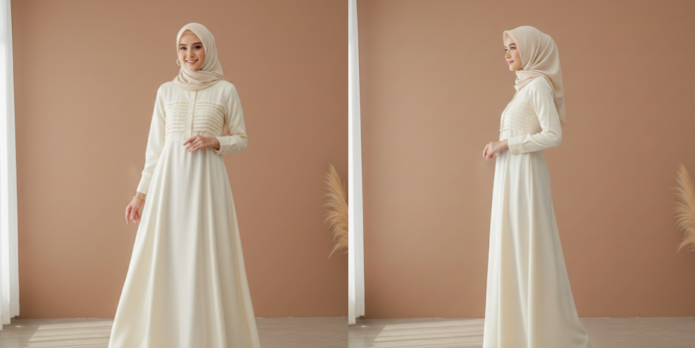 5 Pilihan Gamis Lebaran 2026, Simpel namun Tetap Elegan dan Stylish