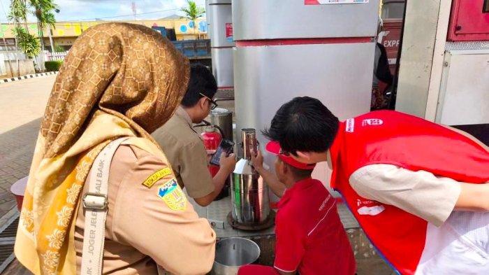 Pertamina Kalimantan dan Disdag Gelar Sidak dan Uji Tera SPBU Menyambut Natal dan Tahun Baru 2024