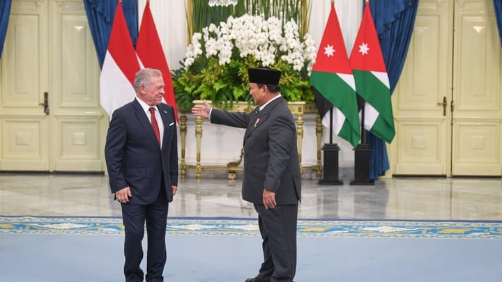 Keakraban Prabowo dan Raja Yordania Perkuat Persahabatan Bilateral Indonesia