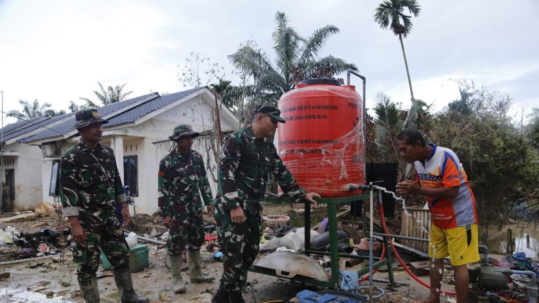 Kemhan dan Unhan Dorong Ketersediaan Air Bersih untuk Korban Banjir Aceh Tamiang