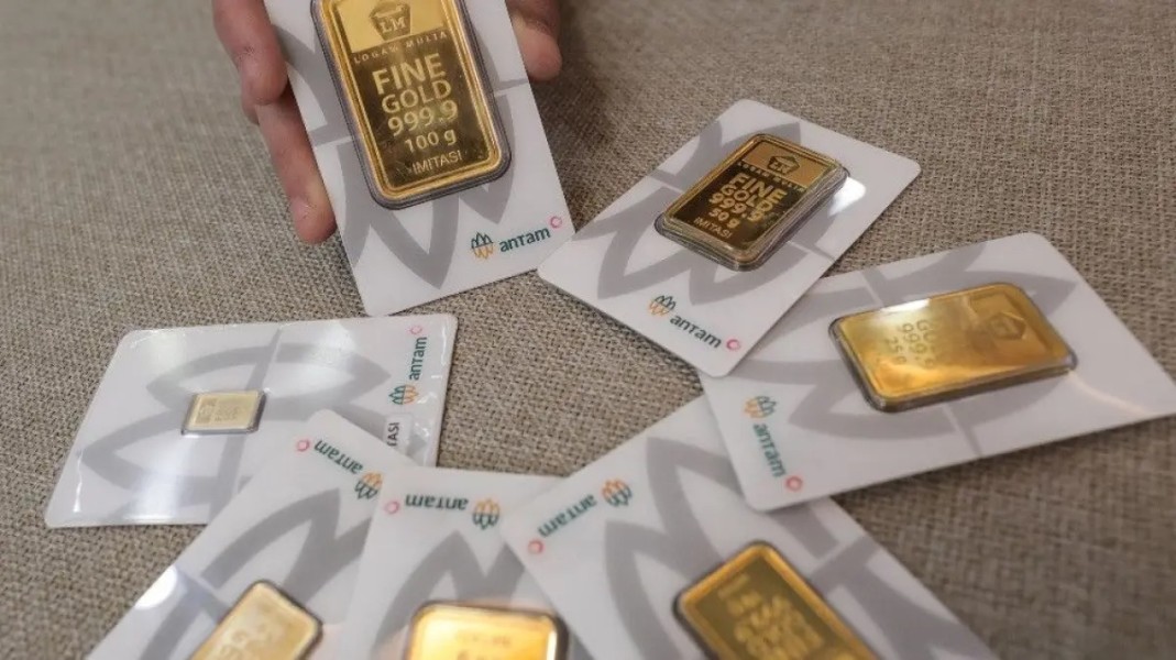 Harga Emas Antam Hari Ini Turun Tajam Rp55.000 Senin 9 Maret 2026