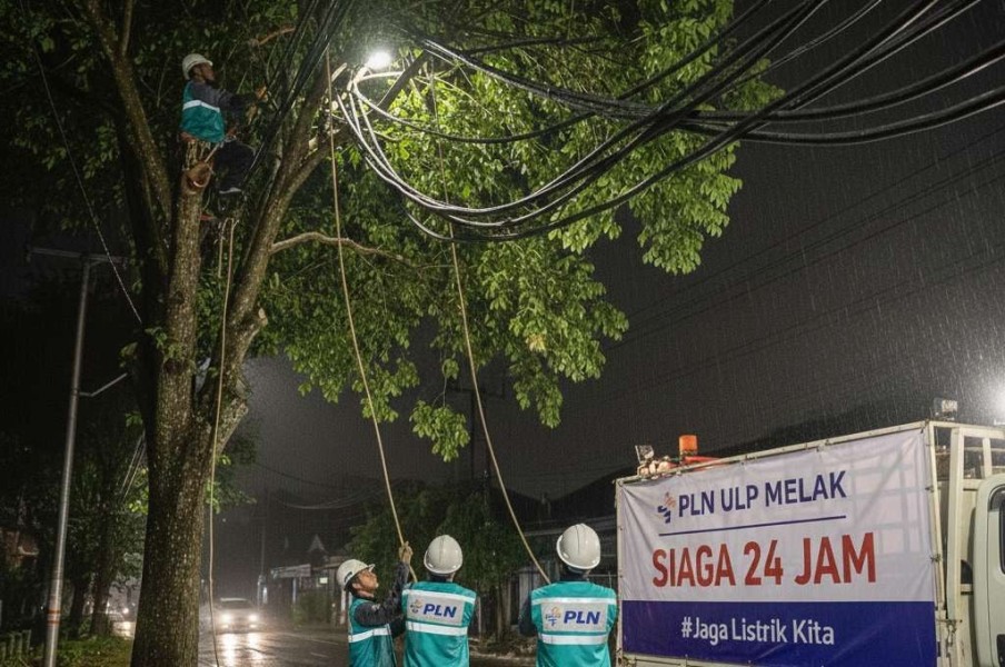 PLN Perkuat Pemeliharaan Jaringan Listrik Antisipasi Cuaca Ekstrem Kutai Barat Tahun 2026