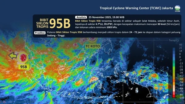 BMKG Waspadai Cuaca Ekstrem Aceh dan Sumatera Utara