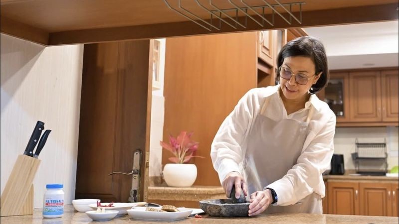 Sri Mulyani Pilih Tempe Geprek Sebagai Comfort Food