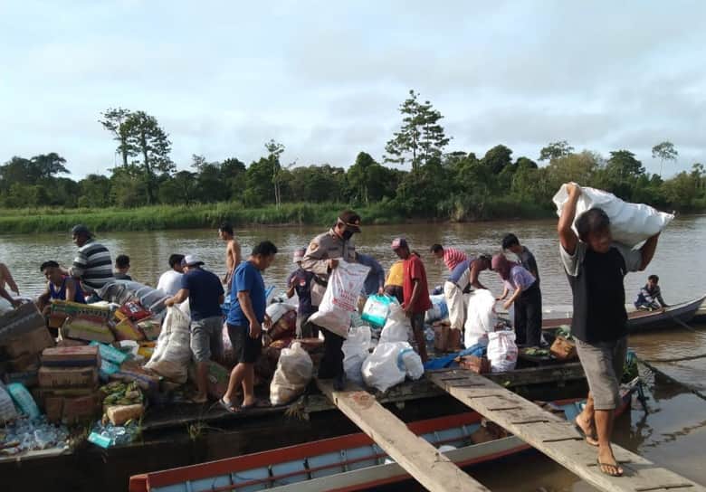 Kapal Pengangkut Sembako Karam di Sungai Sebuku Nunukan, Kerugian Ditaksir Capai Rp 1 Miliar