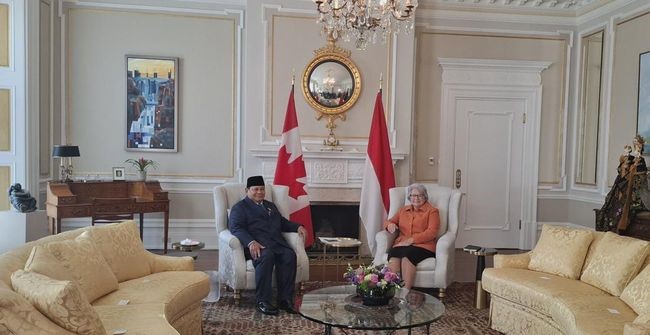 Prabowo Subianto Perkuat Kerja Sama Bilateral Bersama Mary Simon