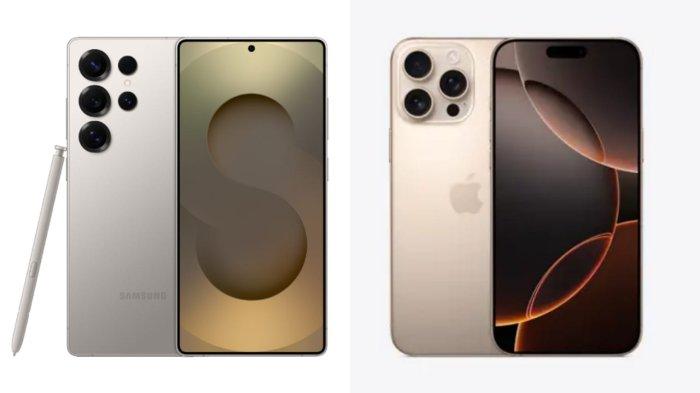 Perbandingan Lengkap iPhone 16 dan Samsung Galaxy S25 Ultra: Mana yang Lebih Worth It?