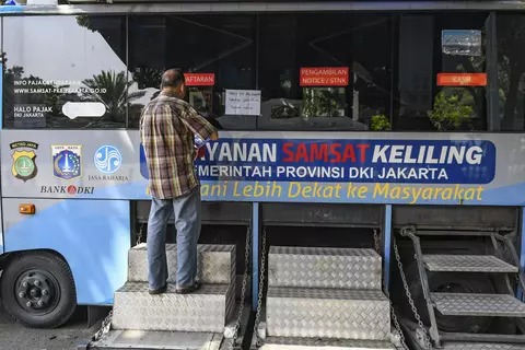 Bayar Pajak Motor Cepat di 14 Lokasi Samsat Keliling Jadetabek