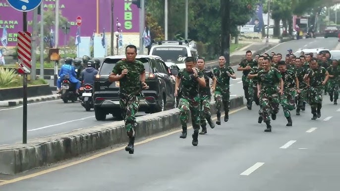 Koramil 0819/20 Gempol Gelar Olahraga Rutin untuk Jaga Kesehatan Anggota