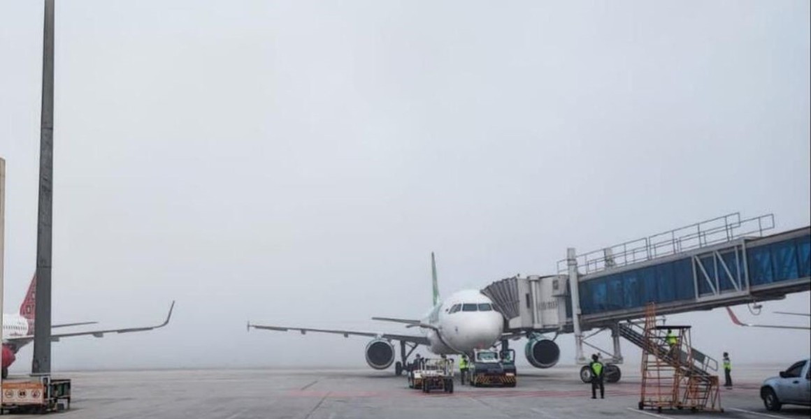 Bandara SSK II Pantau Kabut Asap, Penerbangan Masih Normal Bandara SSK II Pantau Kabut Asap, Penerbangan Masih Normal