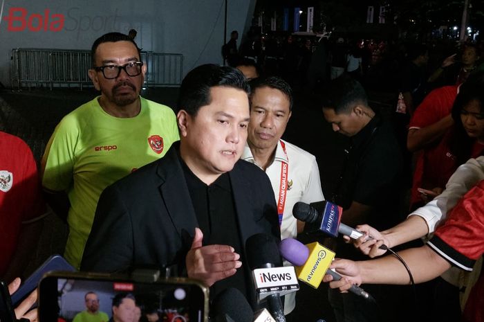 Erick Thohir Optimis Timnas Raih Kemenangan atas China