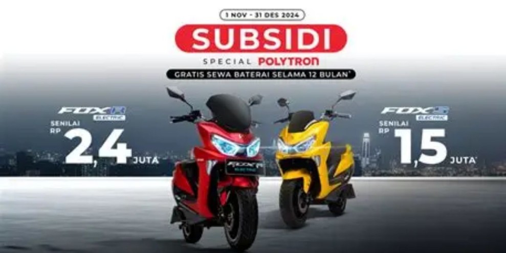 Kredit Motor Listrik Polytron Subsidi: Jenis, Harga dan Syaratnya