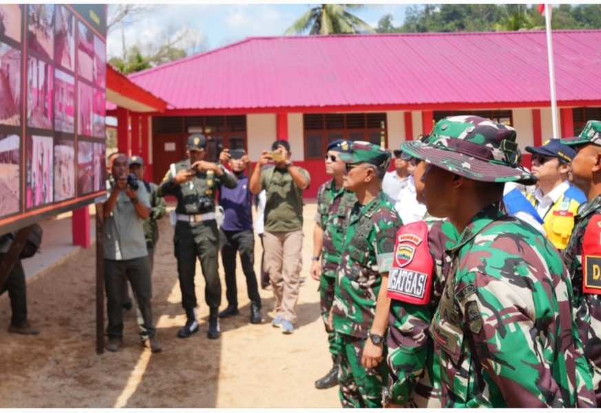 Kasum TNI Genjot Huntara Tapanuli Selatan Rampung Februari