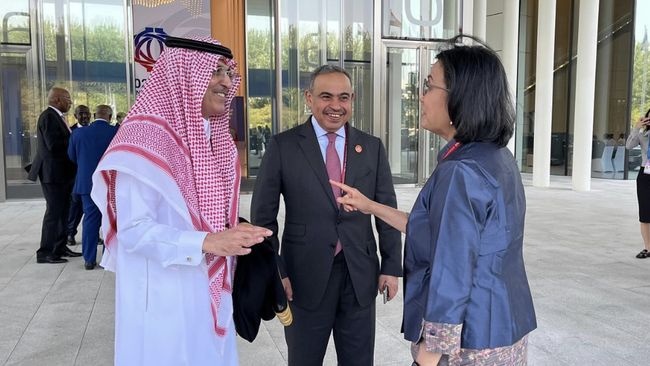 Sri Mulyani Bertemu Menkeu Arab Saudi di G20