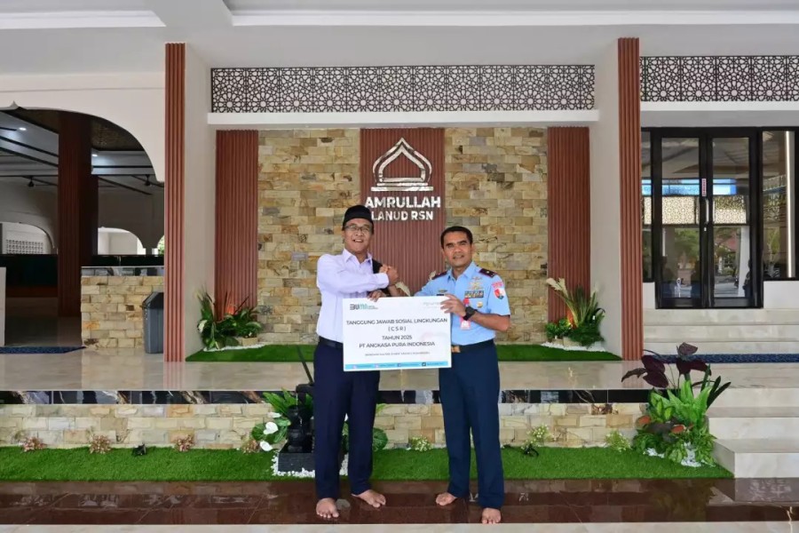 Angkasa Pura II Salurkan Dana CSR untuk Renovasi Masjid Amrullah Lanud Roesmin Nurjadin, Wujud Kepedulian BUMN Terhadap Sarana Ibadah