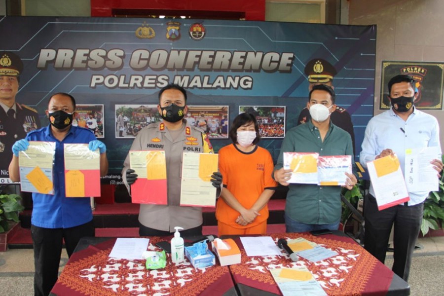 Polres Malang Ungkap Kasus Penggelapan Uang Rp 50 Juta oleh Wanita Donomulyo