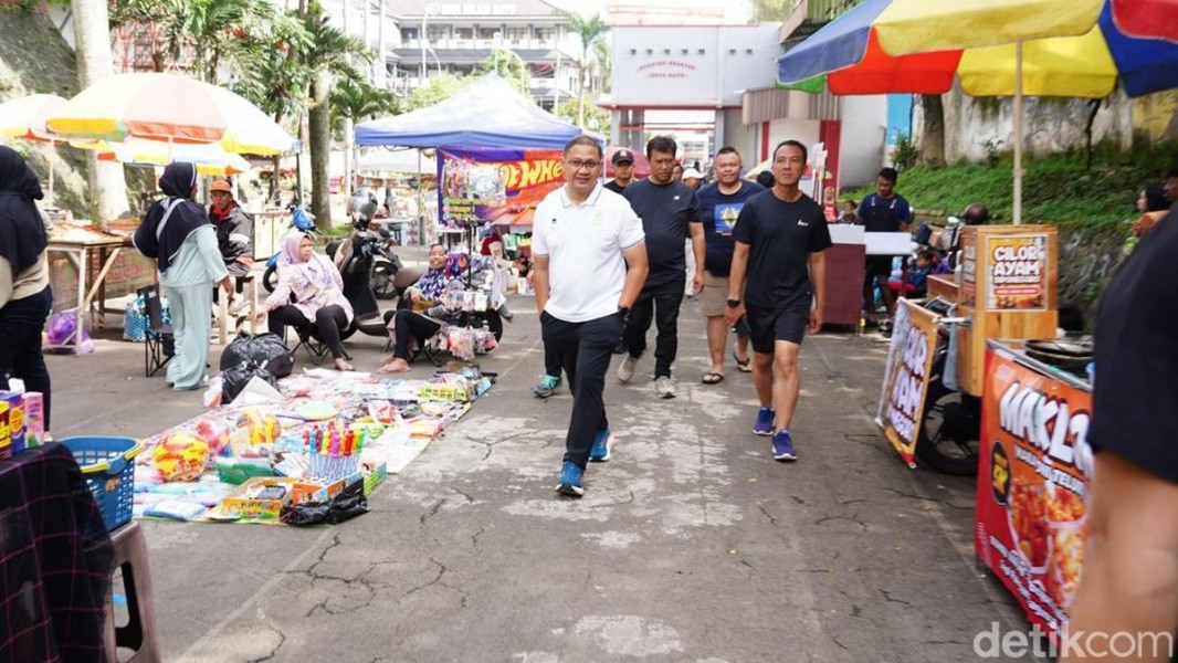 Lokasi Car Free Day di Jalan Sultan Agung Kota Batu Menjadi Pasar Takjil Selama Bulan Ramadan