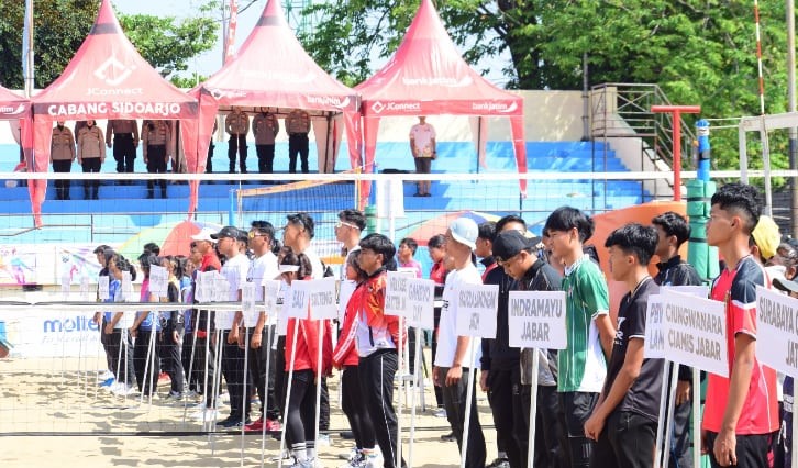 MAVI Cup U-17, Semarak Voli Pantai di Hari Bhayangkara