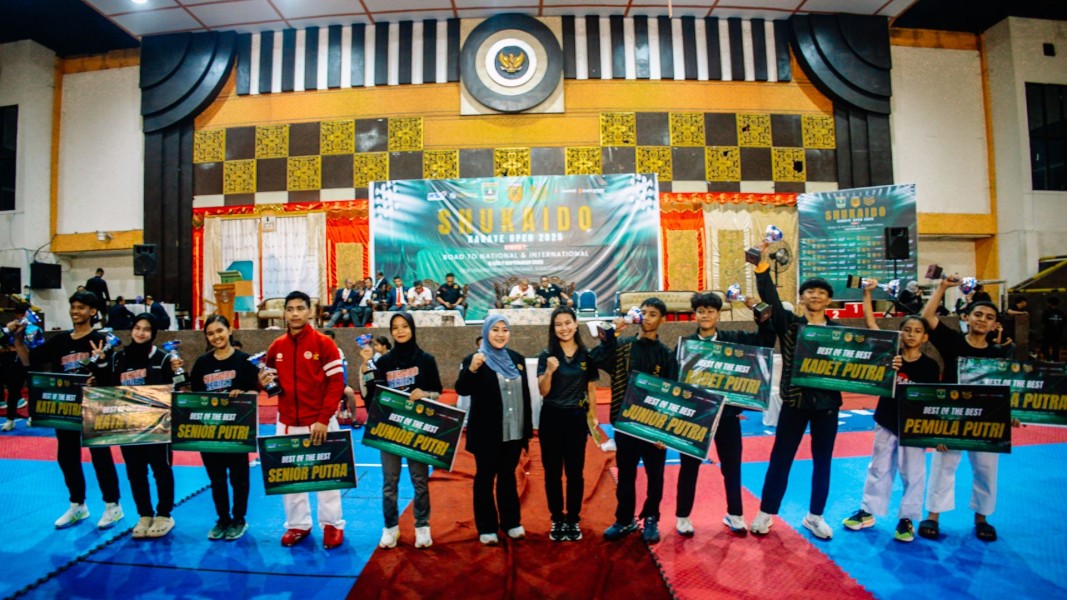 Kejuaraan Shukaido Karate Open Series 1 2025 di Sumatra Barat Sukses Besar, 6 Atlet Terbaik Raih Beasisw