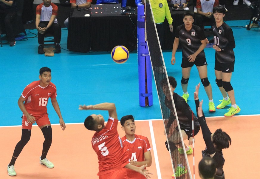 Tim Voli Putra U 16 Indonesia ke Delapan Besar