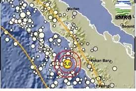 BMKG : Gempa Nias Selatan Magnitudo 5,0 Tanpa Potensi Tsunami