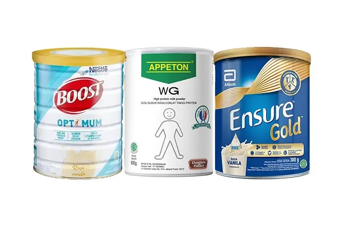 Rekomendasi Merk Susu Penambah Berat Badan Orang Dewasa
