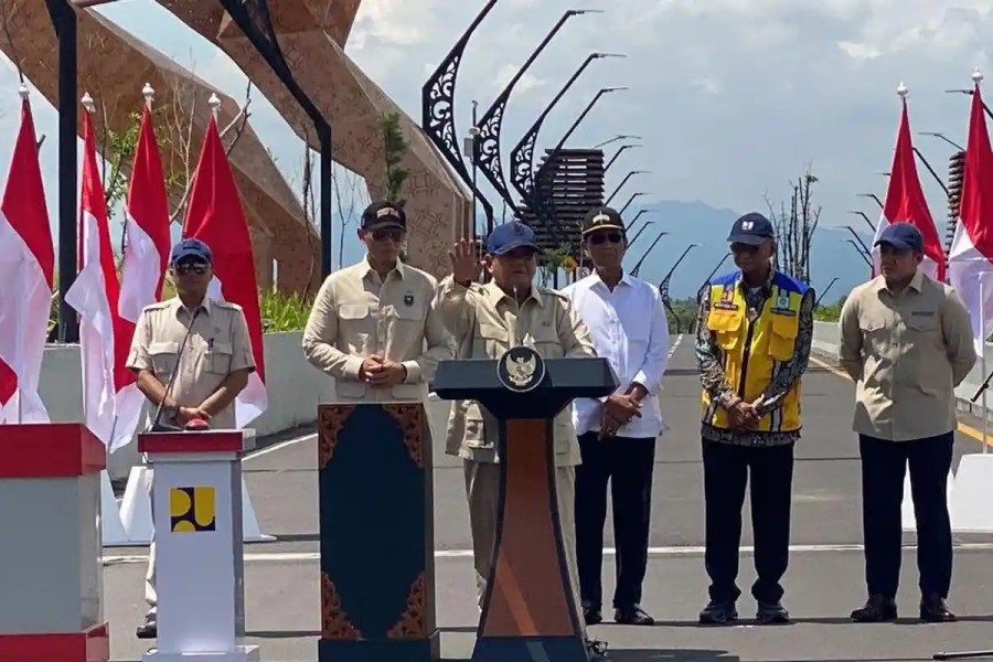 Prabowo Resmikan Lima Infrastruktur Strategis Bernilai Hampir Rp2 Triliun
