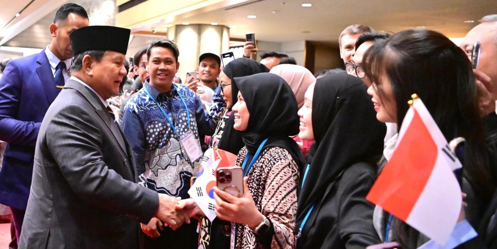 Presiden Prabowo Tiba di Seoul, Diaspora Indonesia Berikan Sambutan Hangat
