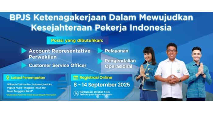 BPJS Ketenagakerjaan Buka Lowongan untuk Fresh Graduate Semua Jurusan