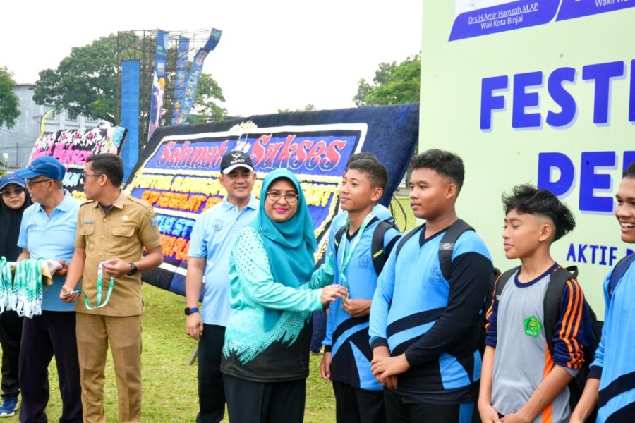 Festival Olahraga Pendidikan Binjai Bangun Karakter Pelajar Positif