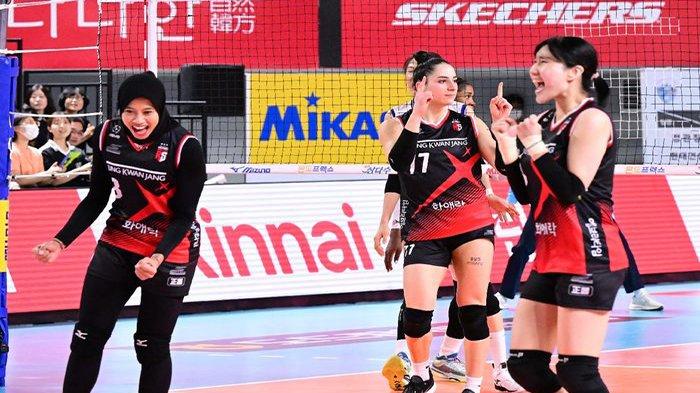 Jadwal dan Live Streaming Hyundai Hillstate vs Red Spark Leg 3 Playoff Liga Voli Putri 2025